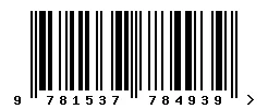 9781537784939 barcode