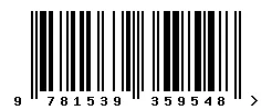 ISBN 9781539359548 barcode image