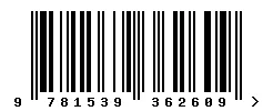 ISBN 9781539362609 barcode image
