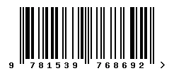 ISBN barcode 9781539768692