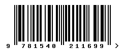 9781540211699 barcode