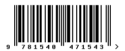 upc 9781540471543 barcode image