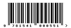 ISBN barcode 9781541000551