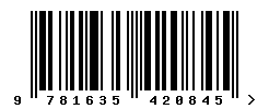 upc 9781635420845 barcode image