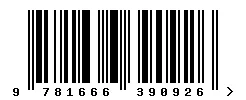 EAN barcode 9781666390926