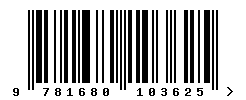 EAN barcode number 9781680103625