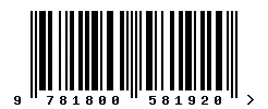 ISBN barcode 9781800581920