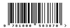 ISBN barcode 9781800583870