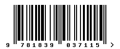 EAN barcode number 9781839037115