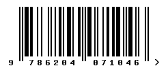 EAN barcode number 9786204071046