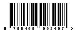EAN barcode number 9788408093497