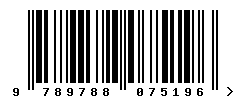 upc 9789788075196 barcode image