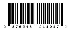 9876543211217 barcode