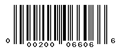 UPC barcode number 000200066066