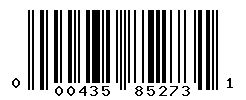 upc 000435852731 barcode image