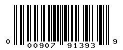 UPC barcode number 000907913939