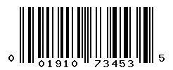 UPC barcode 001910734535