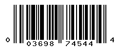 UPC barcode number 003698745444