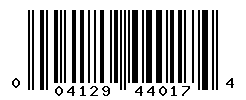 UPC barcode number 004129440174