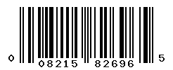 upc 008215826965 barcode image