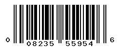 UPC barcode 008235559546