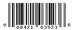 UPC barcode number 008421035236