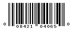 UPC barcode number 008421040650