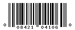 UPC barcode number 008421041060