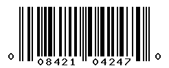 UPC barcode number 008421042470
