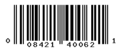 UPC barcode number 008421400621