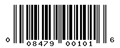 UPC barcode 008479001016