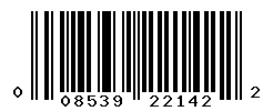 UPC barcode number 008539221422