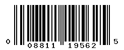 UPC barcode number 008811195625