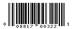 upc 008817003221 barcode image