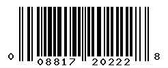 UPC barcode number 008817202228