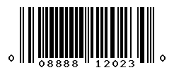 upc 008888120230 barcode image