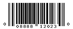 UPC barcode 008888120230