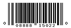 UPC barcode number 008888150220