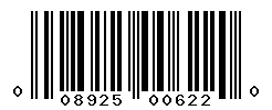 upc 008925006220 barcode image