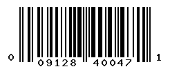 UPC barcode number 009128400471