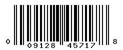 UPC barcode 009128457178