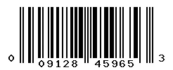 UPC barcode 009128459653