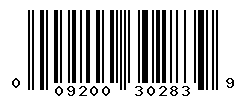 UPC barcode number 009200302839