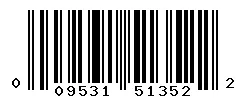 UPC barcode 009531513522