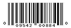 UPC barcode number 009542008840