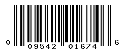 UPC barcode number 009542016746