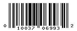 UPC barcode number 010037069932