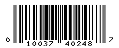 UPC barcode 010037402487