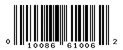 UPC barcode 010086610062