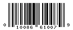 UPC barcode 010086610079